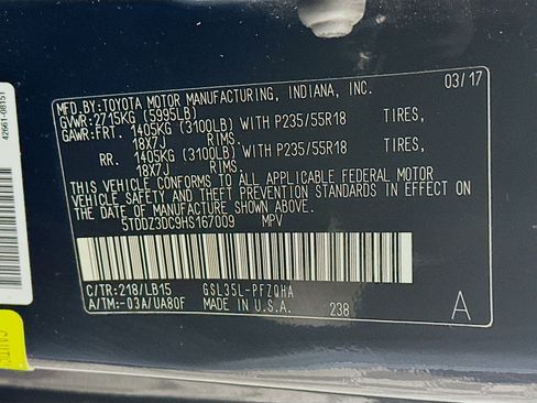 Used 2017 Toyota Sienna Limited Premium image 12