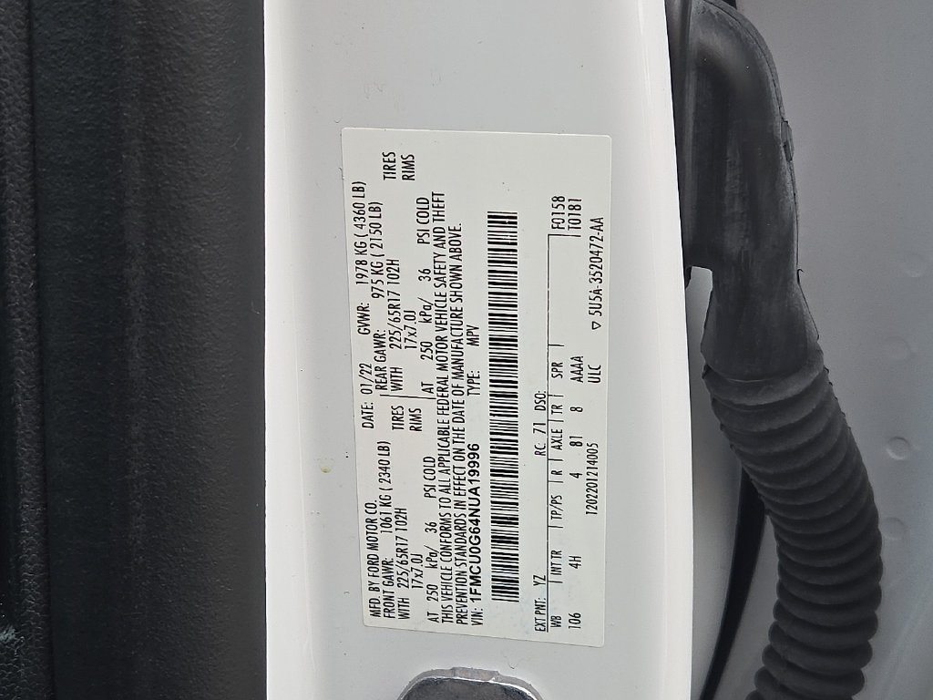 Used 2022 Ford Escape SE FWD image 27