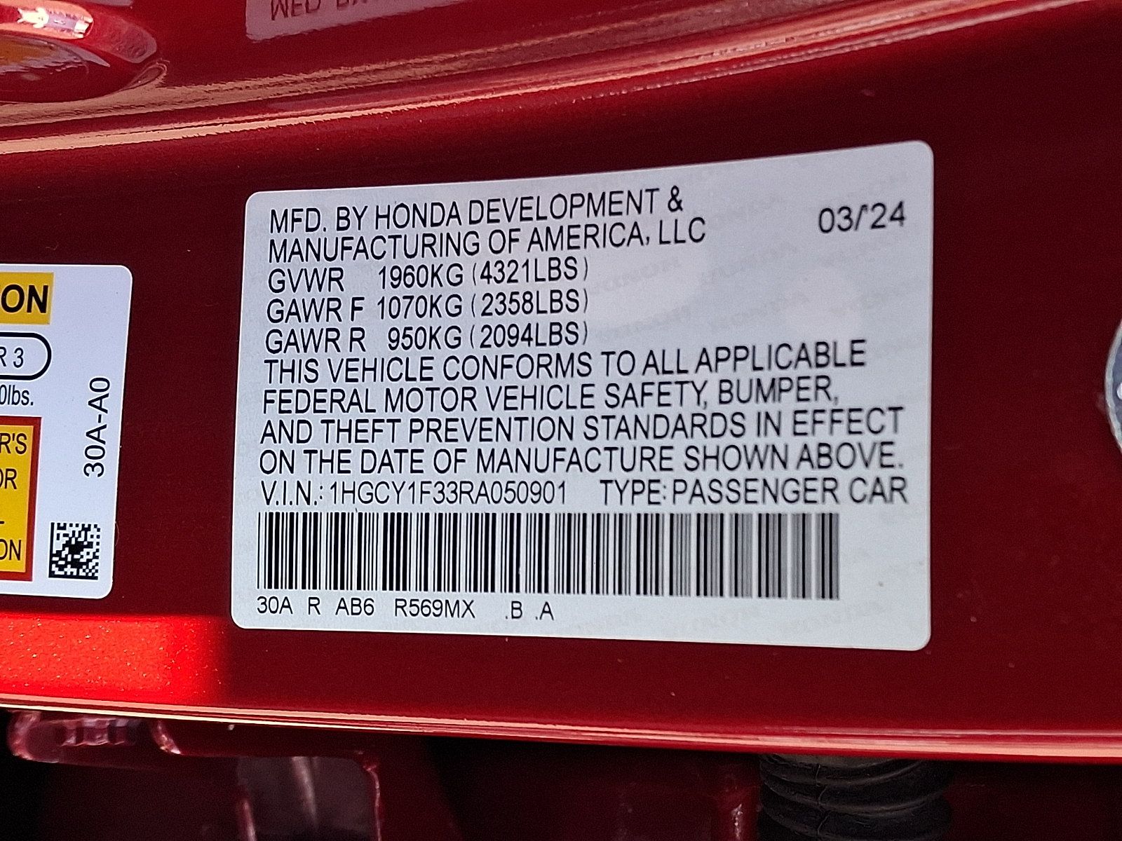 Used 2024 Honda Accord EX image 28