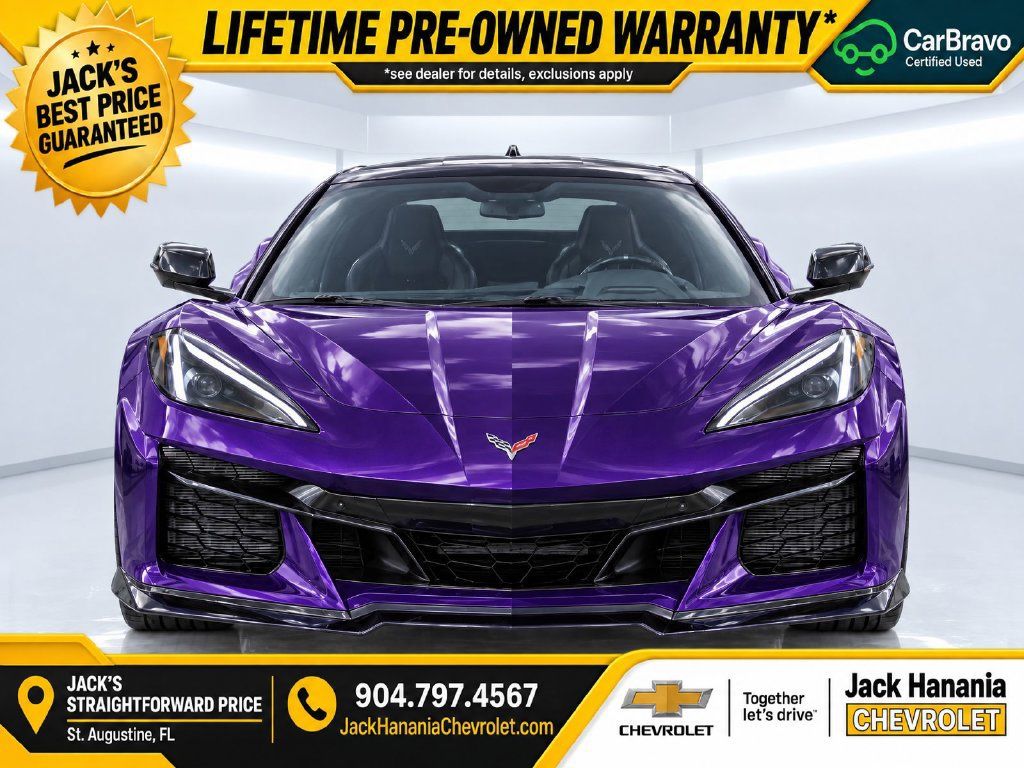 Used 2025 Chevrolet Corvette Z06 w/ Stealth Interior Trim Package RWD image 2
