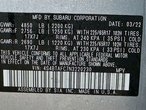 Used 2022 Subaru Outback Premium image 31