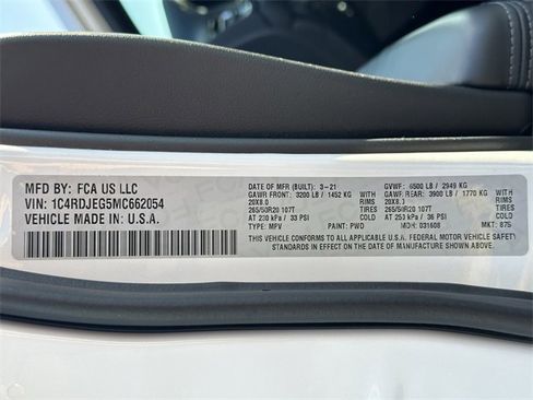 Used 2021 Dodge Durango Citadel image 40