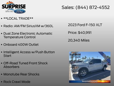 Used 2023 Ford F150 XLT w/ Equipment Group 302A High AWD/4WD image 31
