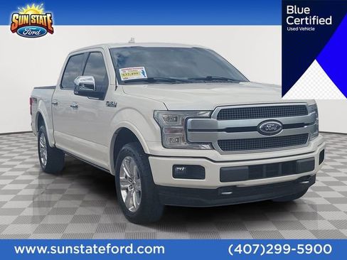 Certified 2019 Ford F150 Platinum w/ Equipment Group 701A Luxury AWD/4WD image 1