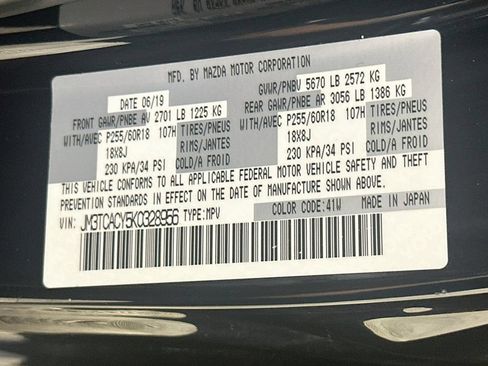 Used 2019 MAZDA CX-9 Touring FWD image 39