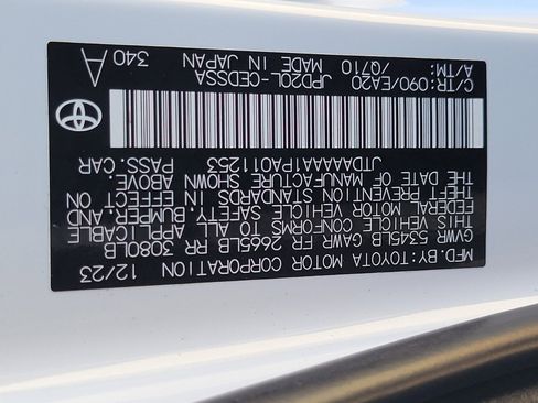 Certified 2023 Toyota Mirai XLE w/ Advanced Technology Package image 15