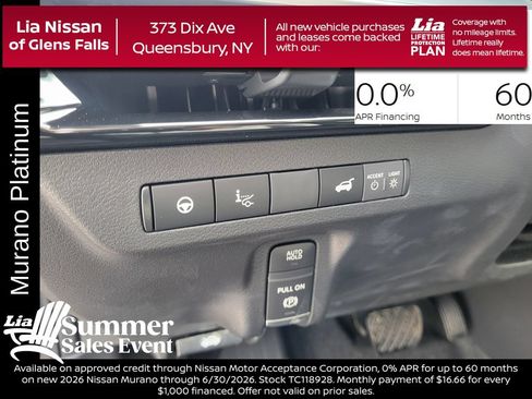 New 2026 Nissan Murano Platinum w/ Cargo Package AWD/4WD image 14