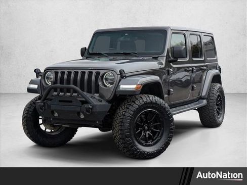 Used 2018 Jeep Wrangler Unlimited Sahara image 1