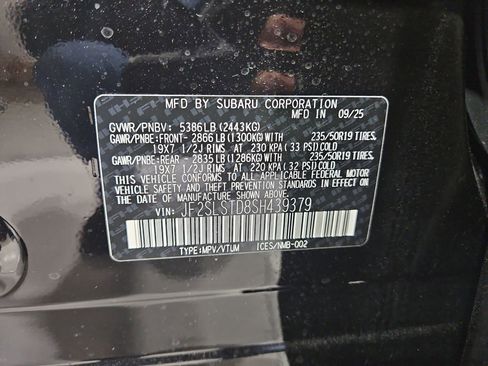 New 2025 Subaru Forester Touring w/ Protection Package (1PH) image 28