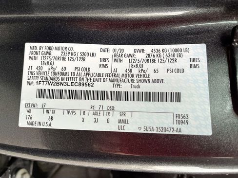 Used 2020 Ford F250 Lariat w/ Lariat Value Package image 28