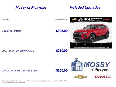 Used 2020 Chevrolet Blazer RS w/ LPO, Floor Liner Package FWD image 7