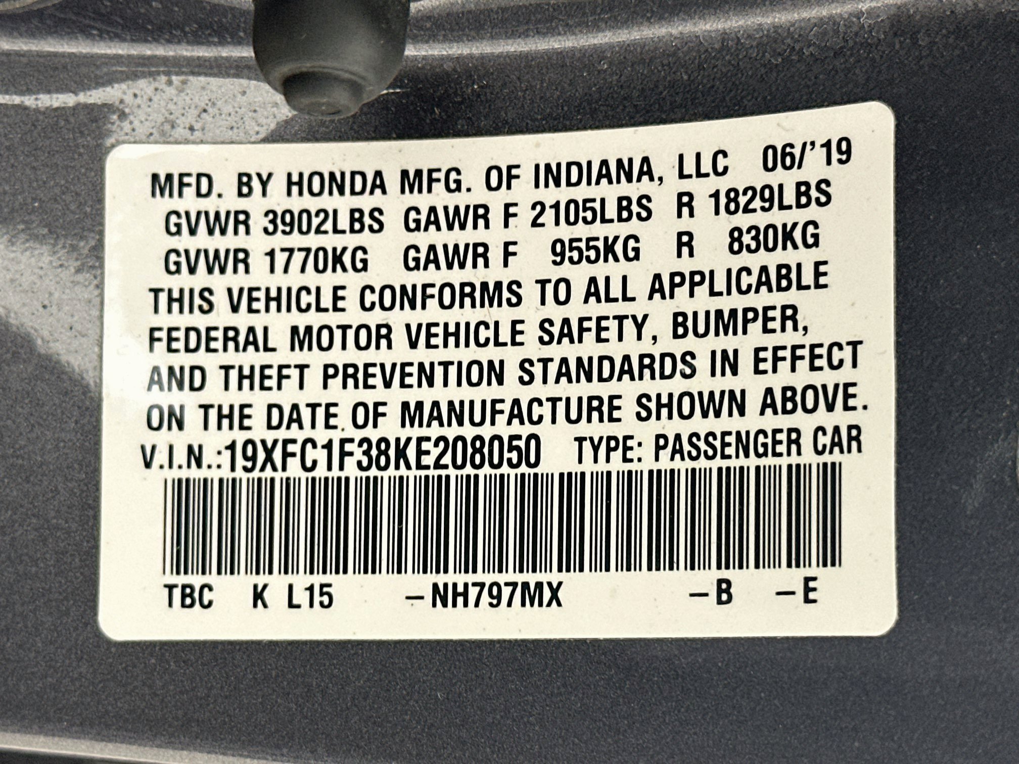 Used 2019 Honda Civic EX image 12