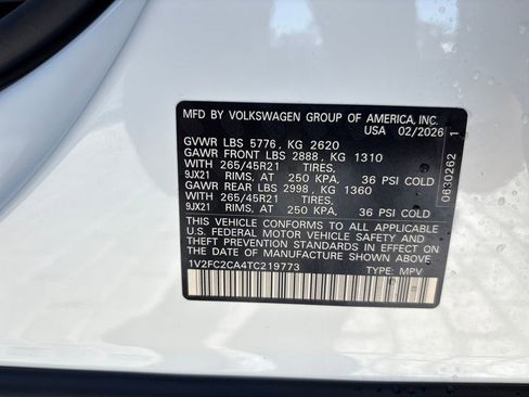 New 2026 Volkswagen Atlas Cross Sport SEL Premium R-Line AWD/4WD image 29