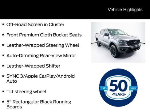 Certified 2023 Ford Ranger XLT w/ Equipment Group 302A High image 21