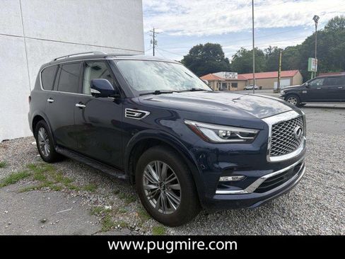 Used 2021 INFINITI QX80 Luxe w/ Cargo Package RWD image 1