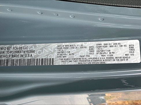 New 2026 Jeep Wrangler Unlimited Sport AWD/4WD image 12