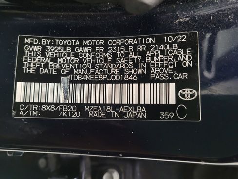 Used 2023 Toyota Corolla LE FWD image 33