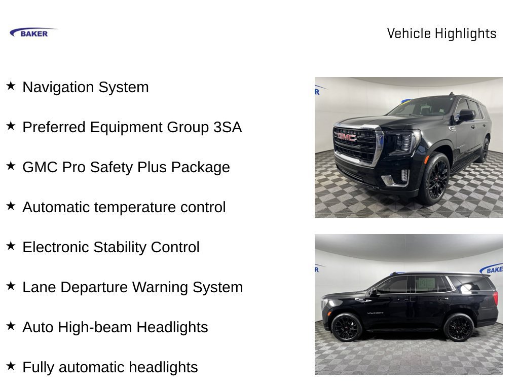 Certified 2023 GMC Yukon SLE w/ Gmc Pro Safety Plus Package AWD/4WD image 4