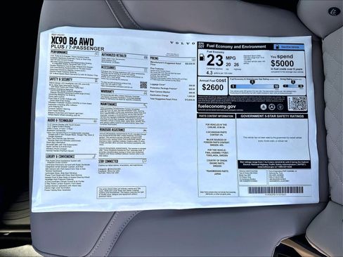 New 2027 Volvo XC90 B6 Plus AWD/4WD image 35