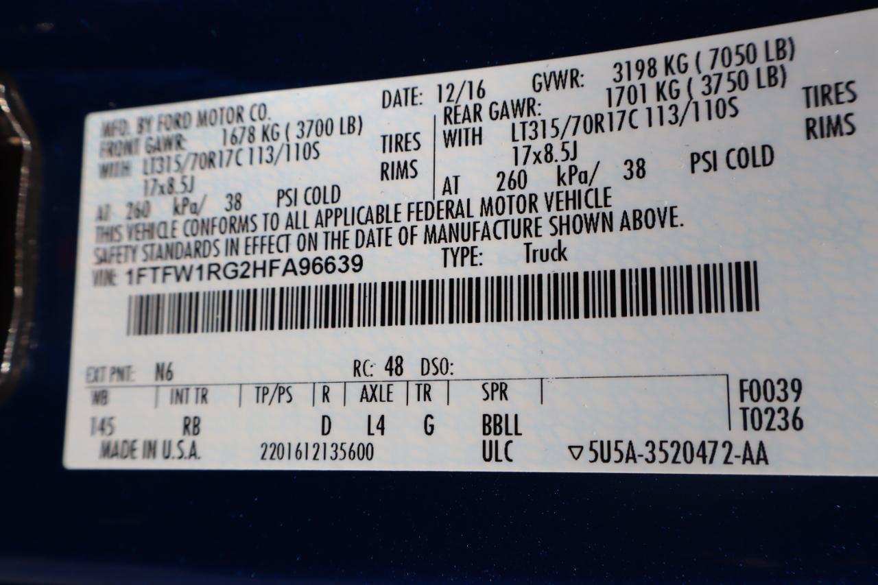 Used 2017 Ford F150 Raptor w/ Equipment Group 802A Luxury AWD/4WD image 65
