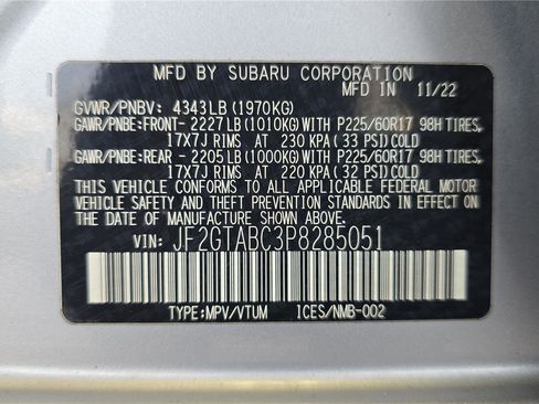 Used 2023 Subaru Crosstrek 2.0i image 29