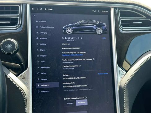 Used 2015 Tesla Model S 85D AWD/4WD image 5