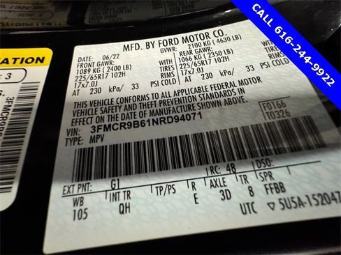 Used 2022 Ford Bronco Sport Big Bend image 27