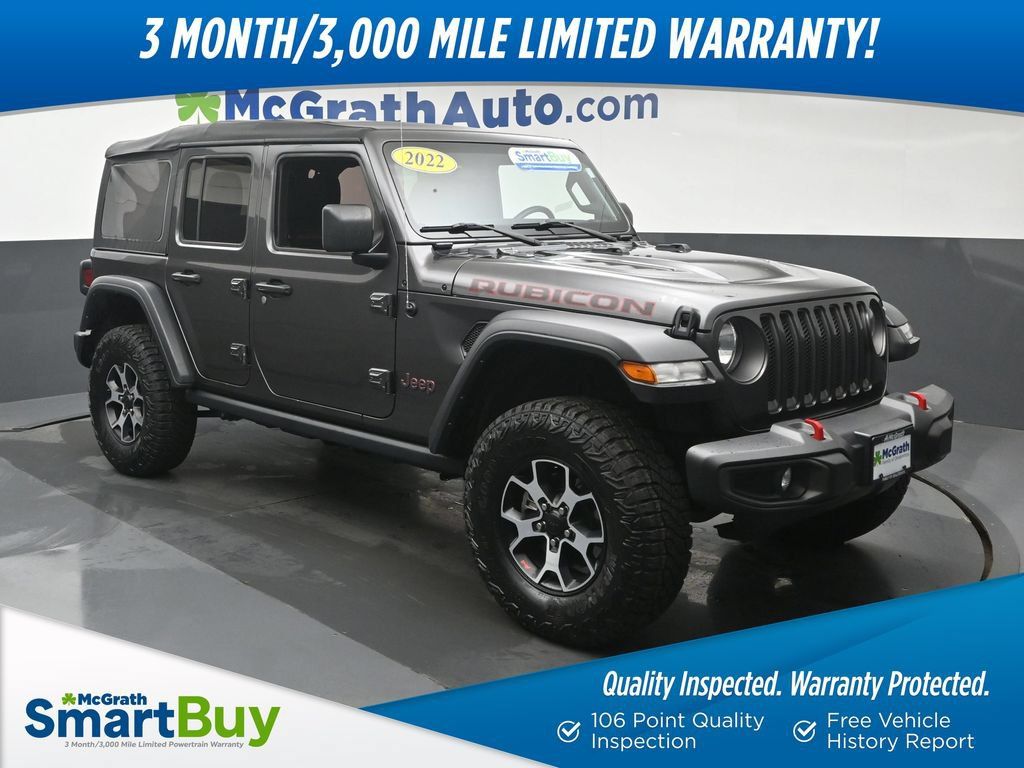 Used 2022 Jeep Wrangler Unlimited Rubicon w/ Cold Weather Group AWD/4WD image 1