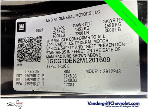 Used 2021 Chevrolet Colorado Z71 w/ Z71 Midnight Edition AWD/4WD image 31