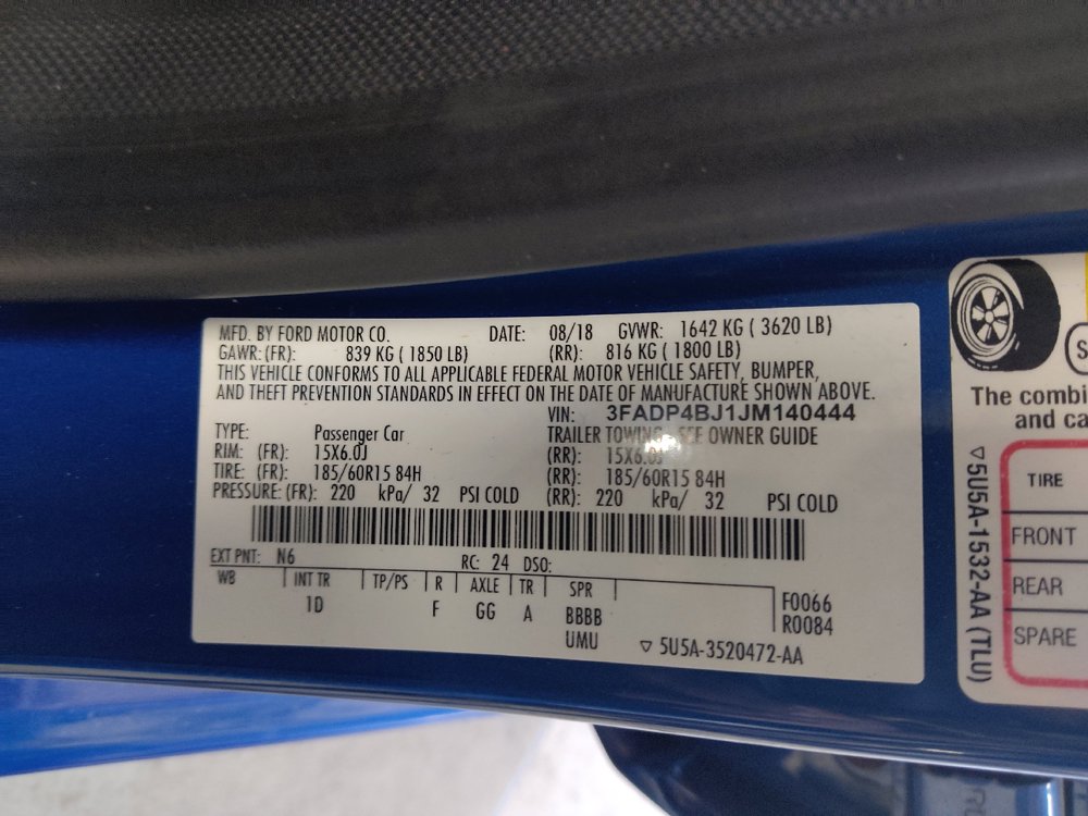 Used 2018 Ford Fiesta SE FWD image 33