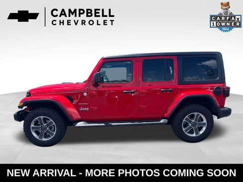 Used 2023 Jeep Wrangler Unlimited Sahara w/ LED Lighting Group AWD/4WD image 2