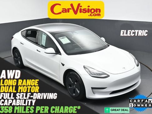 Used 2022 Tesla Model 3 Long Range AWD/4WD image 1