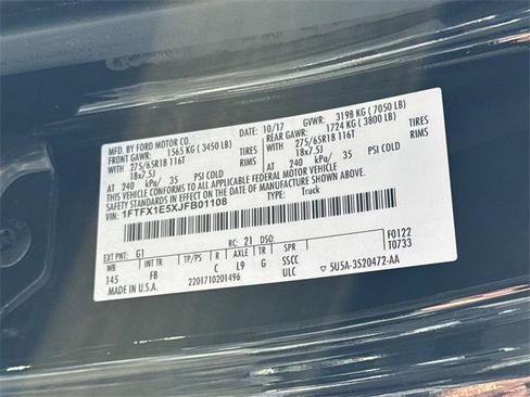 Used 2018 Ford F150 XLT w/ Equipment Group 302A Luxury image 32