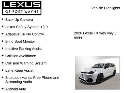 New 2026 Lexus TX 500h AWD image 7