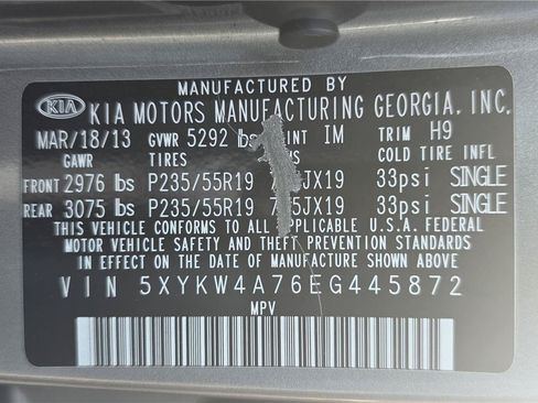 Used 2014 Kia Sorento SX w/ 3rd Row Package FWD image 26