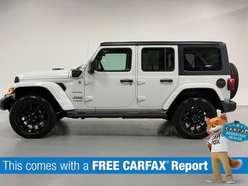 Used 2021 Jeep Wrangler Unlimited Sahara 4xe w/ Dual Top Group image 2