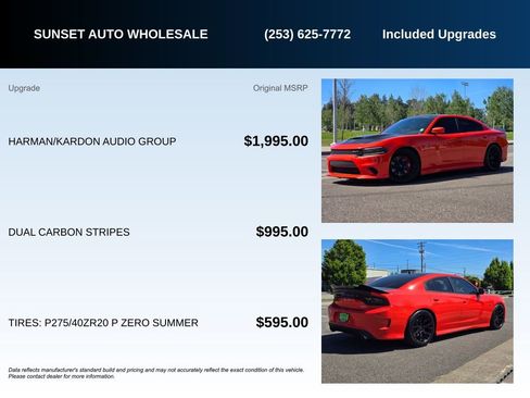 Used 2016 Dodge Charger SRT Hellcat w/ Harman/Kardon Audio Group RWD image 22