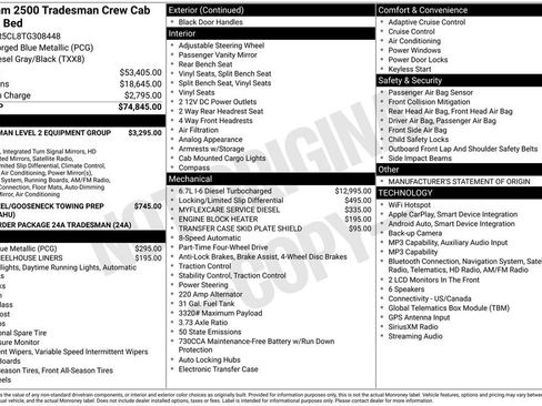 New 2026 RAM 2500 Tradesman AWD/4WD image 8