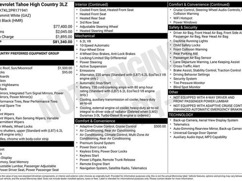 Used 2023 Chevrolet Tahoe High Country AWD/4WD image 32