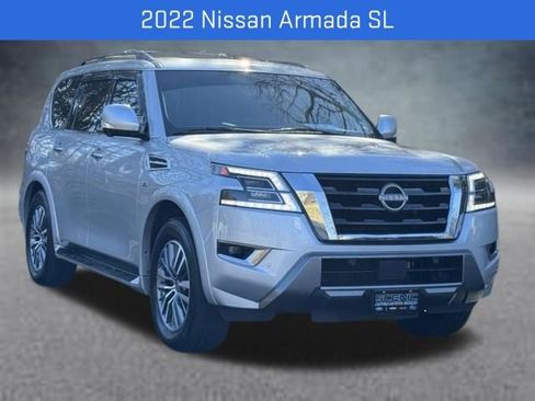 Used 2022 Nissan Armada SL w/ Captain's Chairs Package image 1