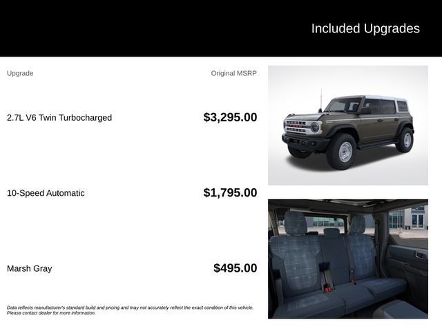 New 2026 Ford Bronco Heritage Edition AWD/4WD image 5