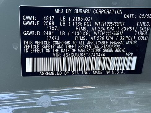 Used 2026 Subaru Crosstrek 2.5i Wilderness image 27