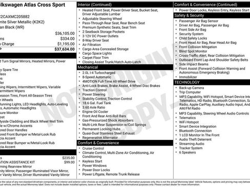 Used 2021 Volkswagen Atlas Cross Sport SE AWD/4WD image 4