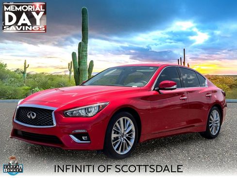 Used 2023 INFINITI Q50 Luxe RWD image 1