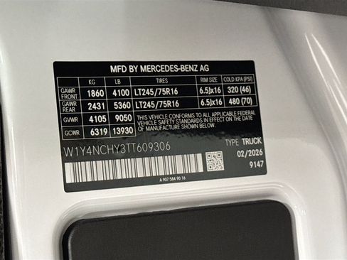 New 2026 Mercedes-Benz Sprinter 2500 image 30