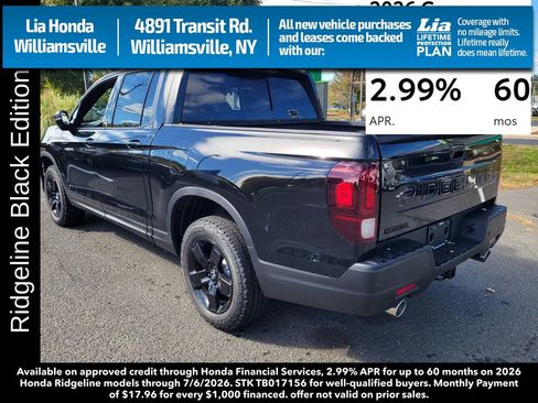 New 2026 Honda Ridgeline Black Edition image 7