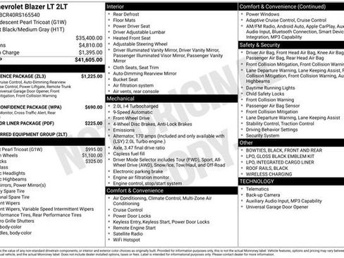 Used 2024 Chevrolet Blazer LT w/ Convenience Package image 17