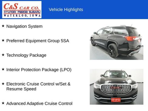 Used 2019 GMC Acadia Denali w/ Technology Package AWD/4WD image 7