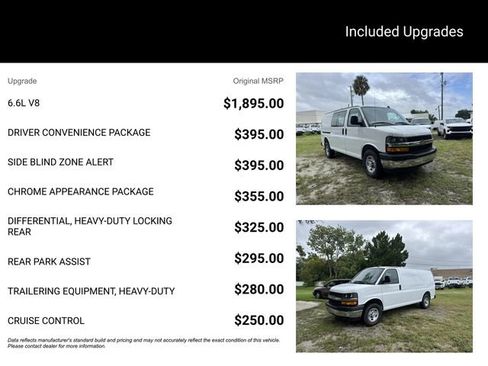 New 2025 Chevrolet Express 2500 w/ Driver Convenience Package RWD image 14