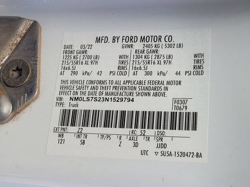Certified 2022 Ford Transit Connect XL FWD image 16
